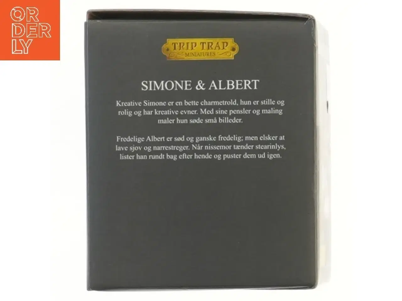 Billede 3 - Simone og Albert nisser med fyrfadslys fra Trip Trap (str. 9,5 cm)