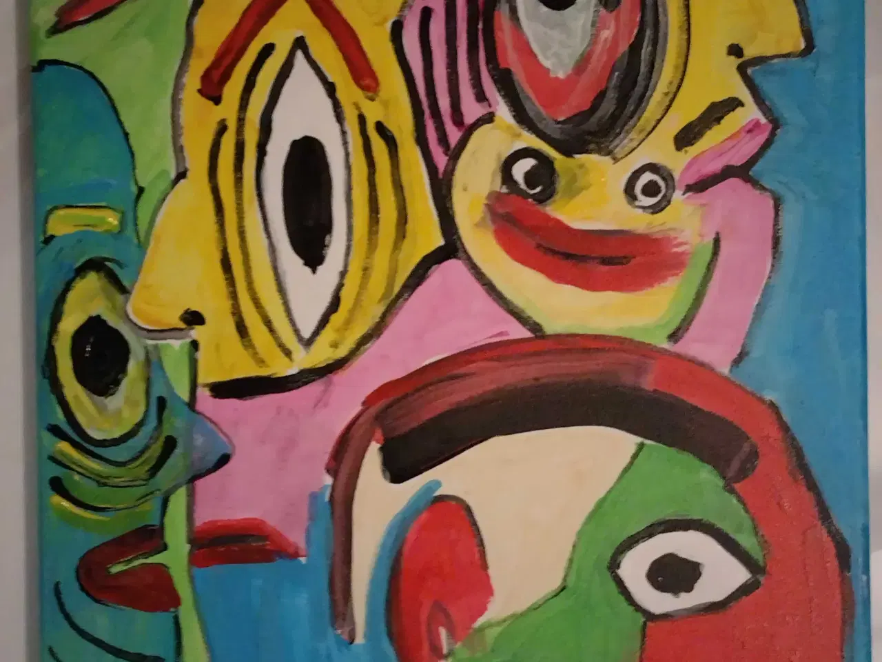 Billede 1 - Abstrakt Akryl maleri