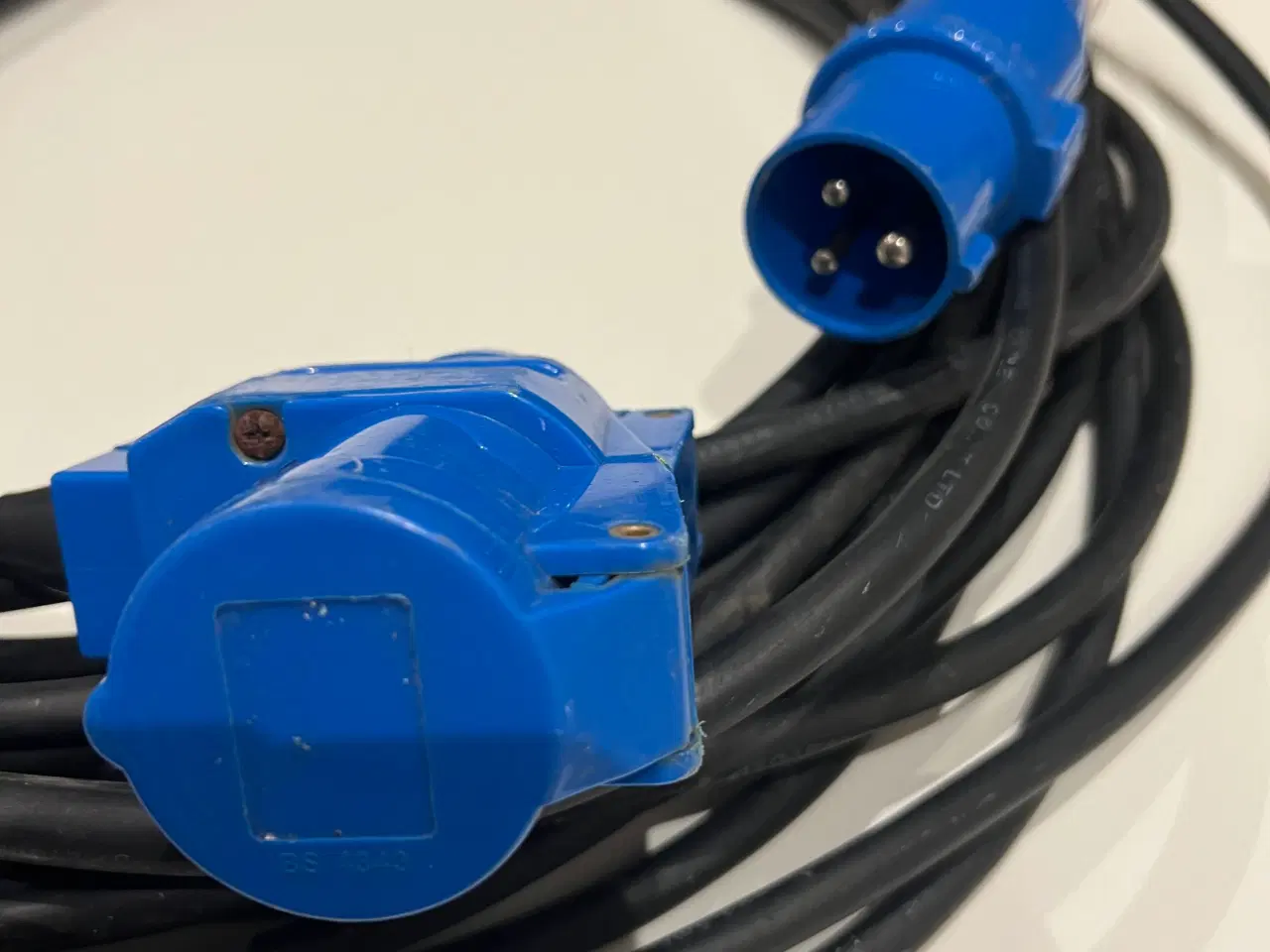 Billede 2 - Forlænger kabel 25 m. + 3 stk.  CEE-adapterkabler