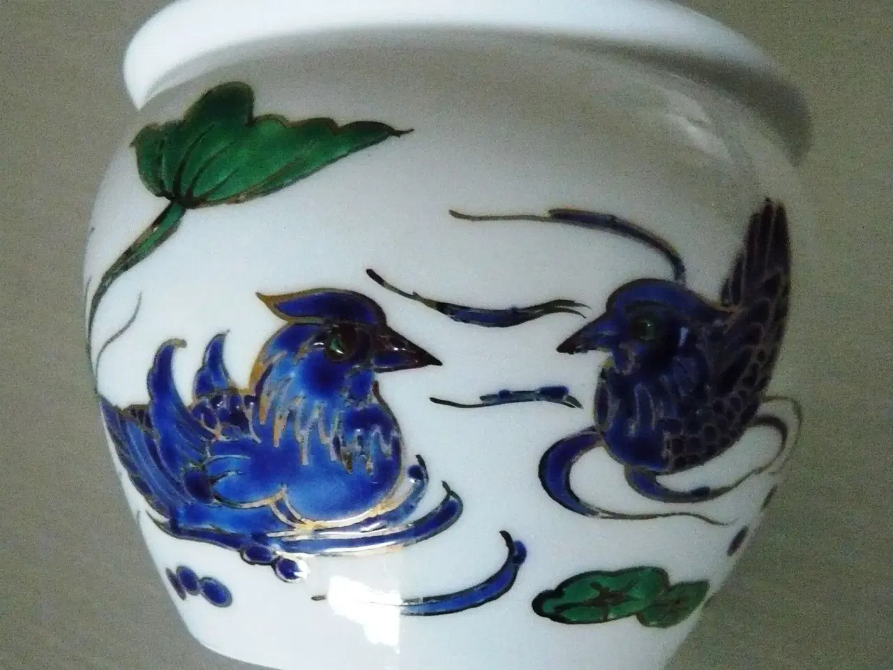 Billede 2 - Smukt håndmalet lille vase