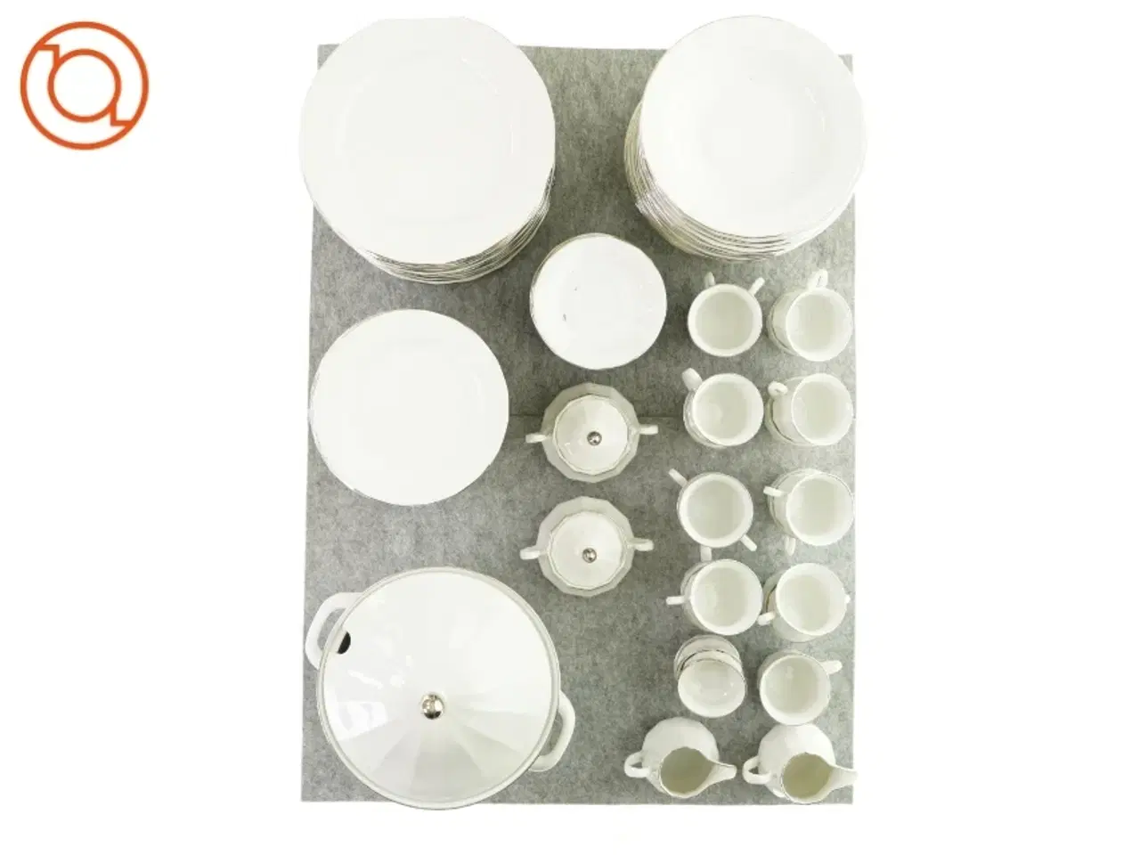 Billede 2 - Stort porcelænsstel