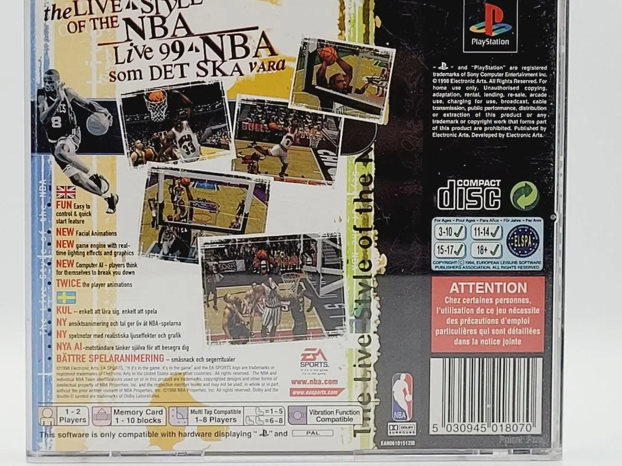 Billede 3 - ⭐️- PS1: NBA LIVE 99