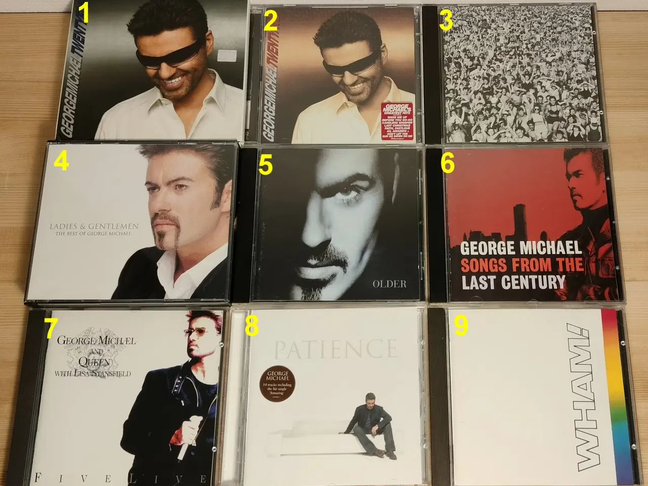 Billede 1 - George Michael / Wham!: 9 Titler