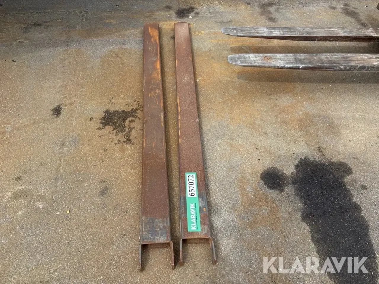 Billede 2 - Pallegafler forlænger SE wheel and forks 2500