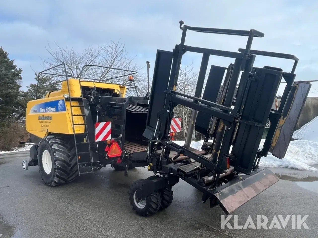 Billede 4 - Bigballepresser New Holland BB9090 med parkland ballevogn