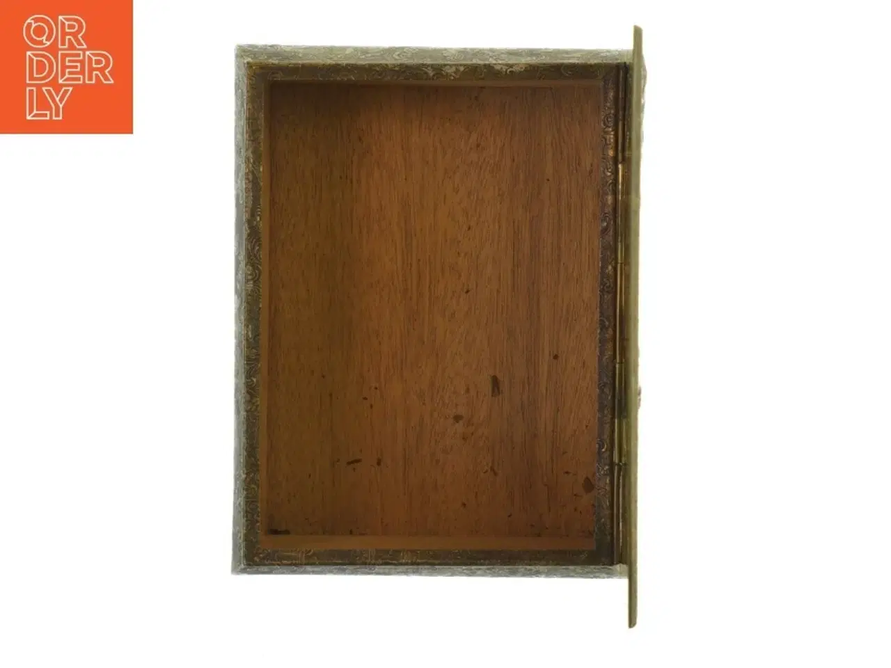 Billede 5 - Dekorativ bronze boks med låg (str. 21 x 16 cm)
