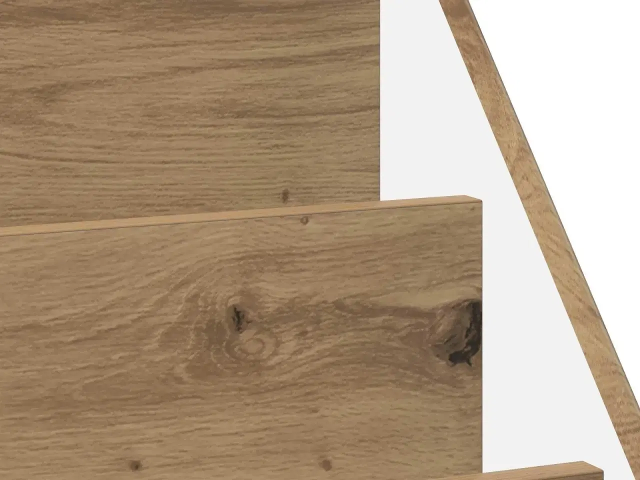 Billede 9 - Børnebogreol Artisan Egetræ 72,5 x 29,5 x 69 cm Konstrueret træ