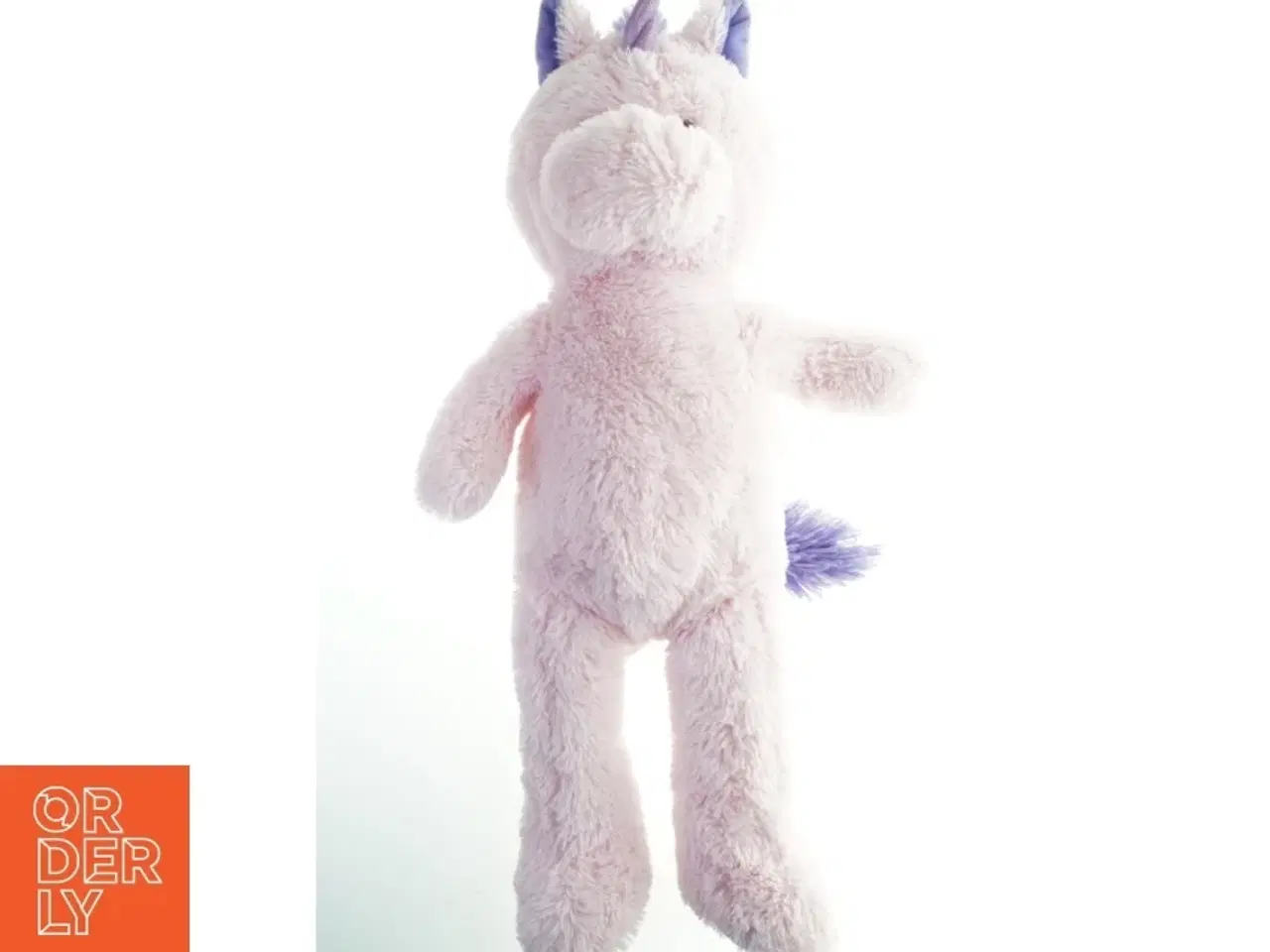 Billede 1 - Lyserød enhjørning bamse (str. 80 cm)