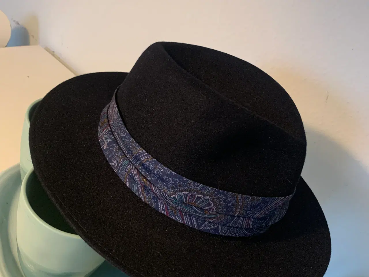 Billede 2 - Elegant sort Stanton Fedora uldhat