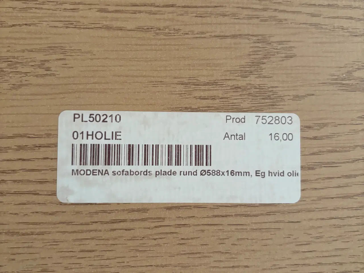 Billede 4 - Sofabord i eg