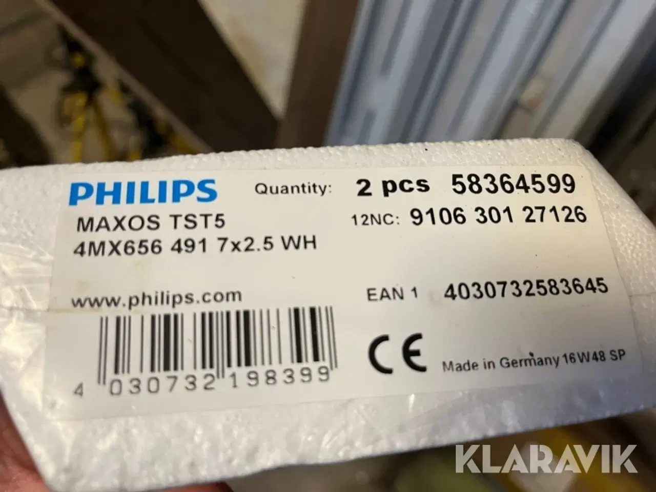 Billede 12 - Lamper industri Philips Maxos TST5