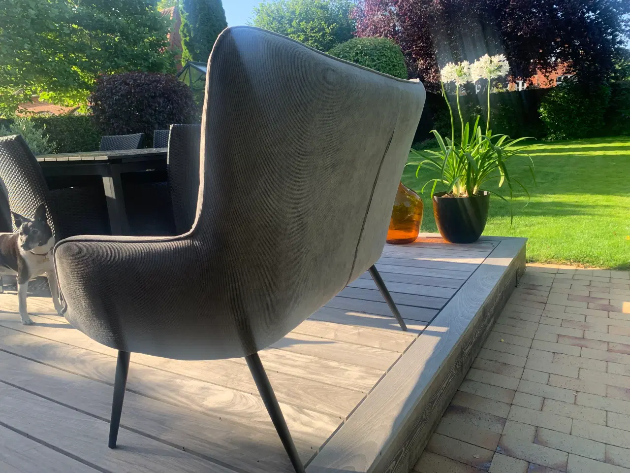 Billede 2 - Sofa grå fløjl 2prs