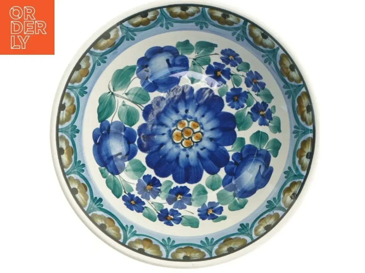 Billede 1 - Fajance skål (str. 27 x 8 cm)