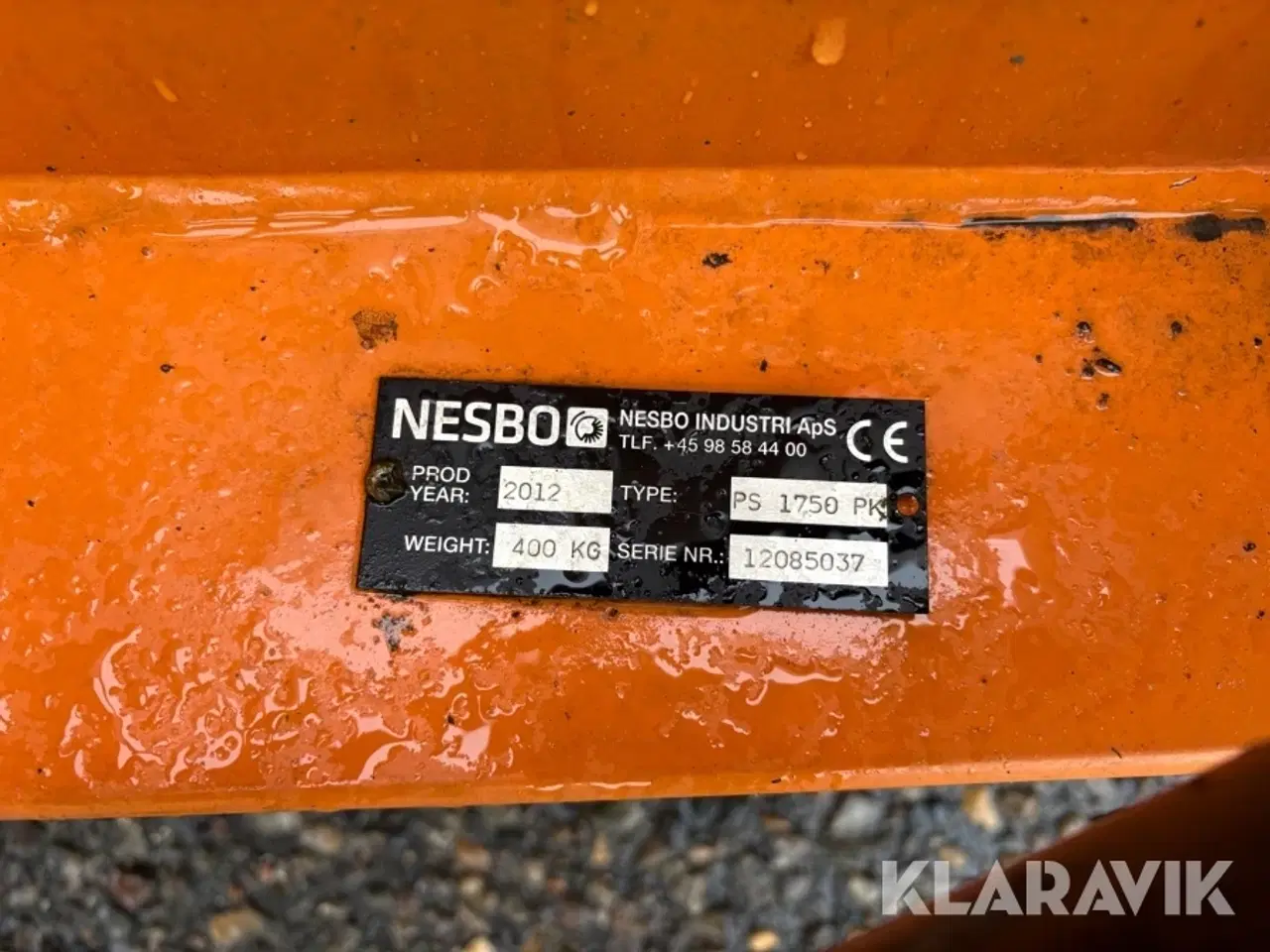 Billede 7 - Sneplov Nesbo PS-1750-PK