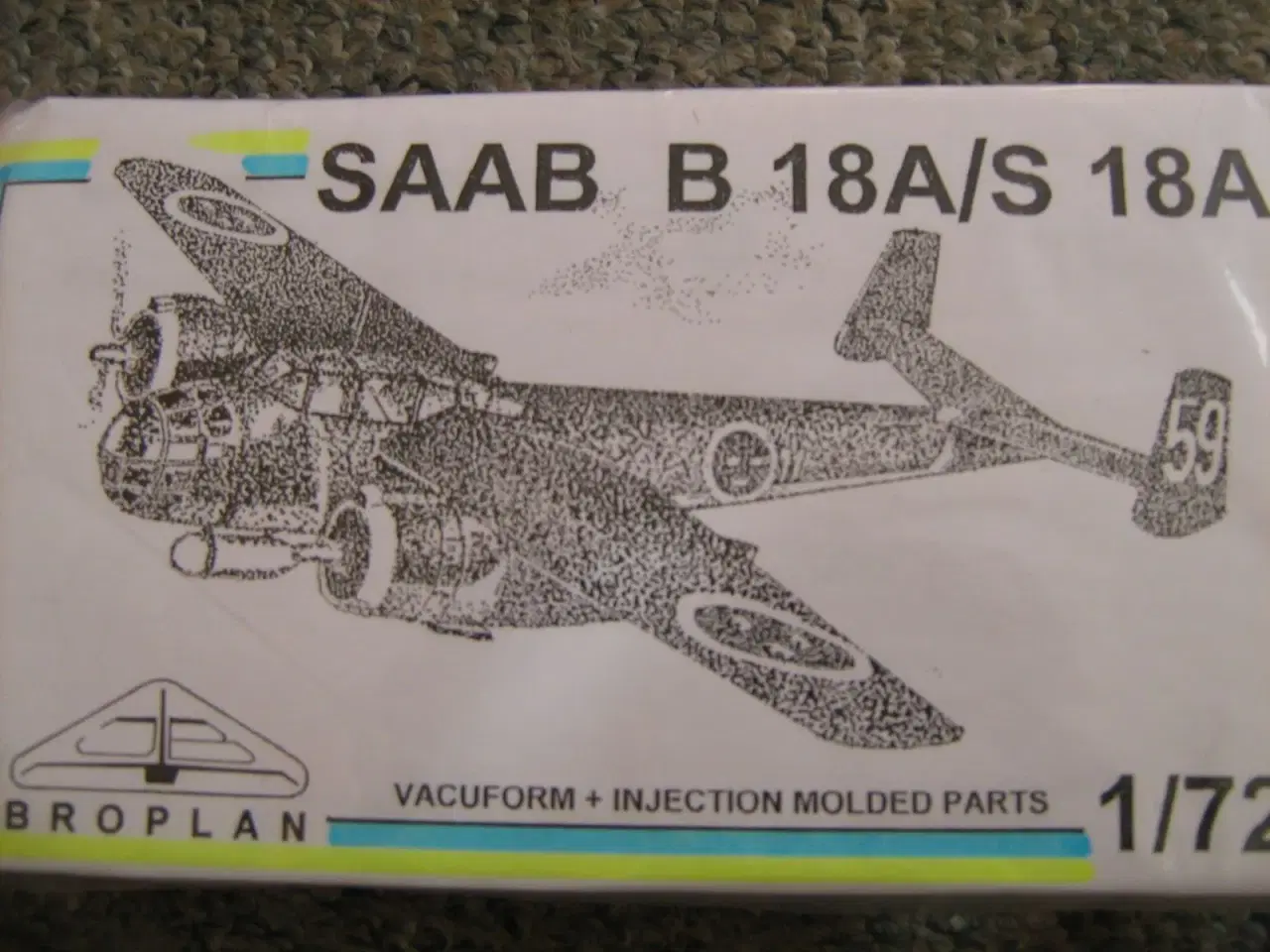 Billede 1 - Saab B-18 Broplan 1/72 