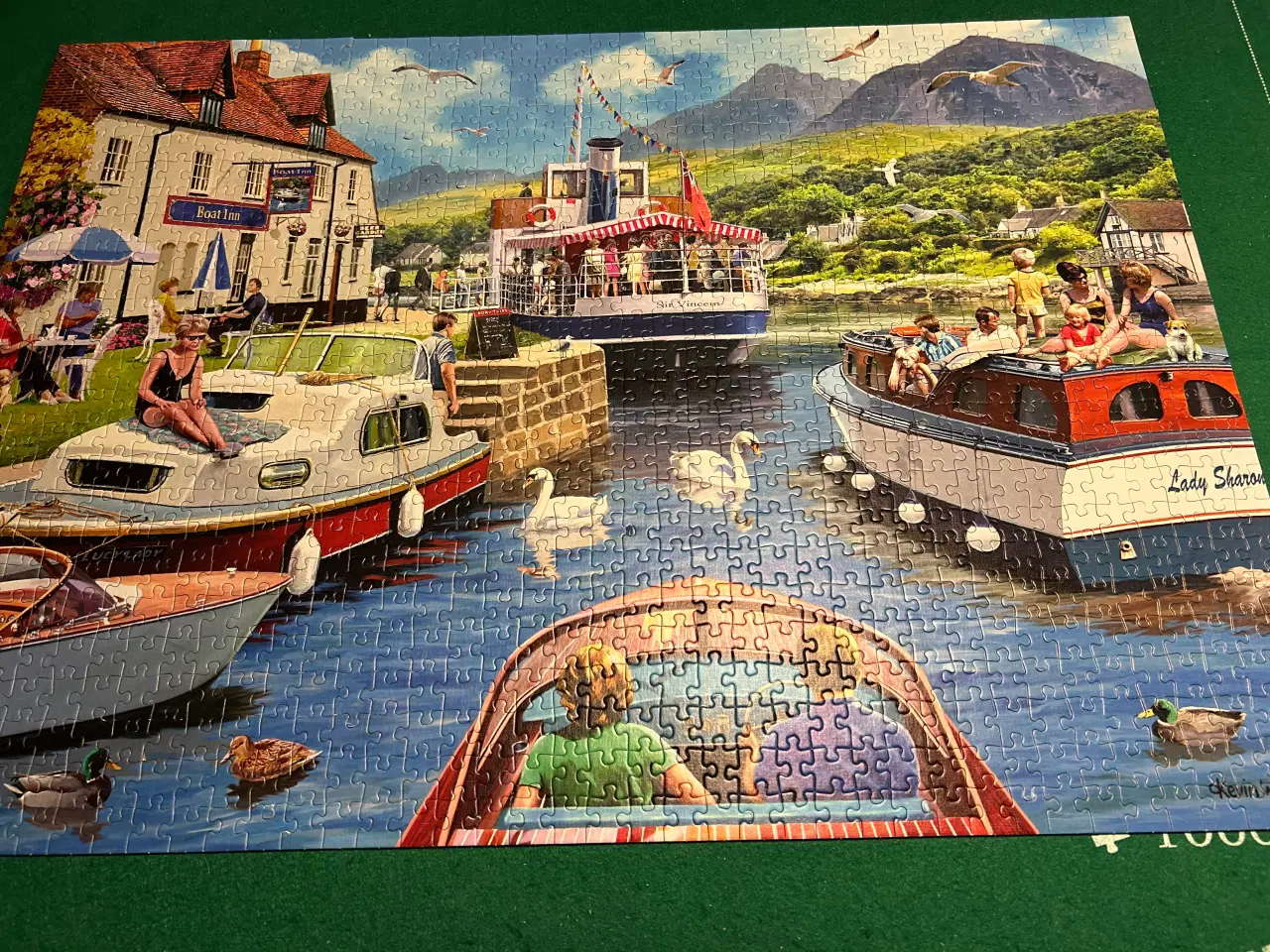 Billede 2 - FALCON puslespil med 1000 brikker