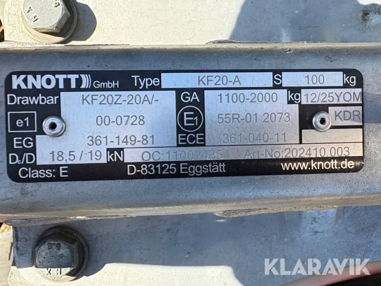 Billede 6 - Bådtrailer Brenderup med elspil