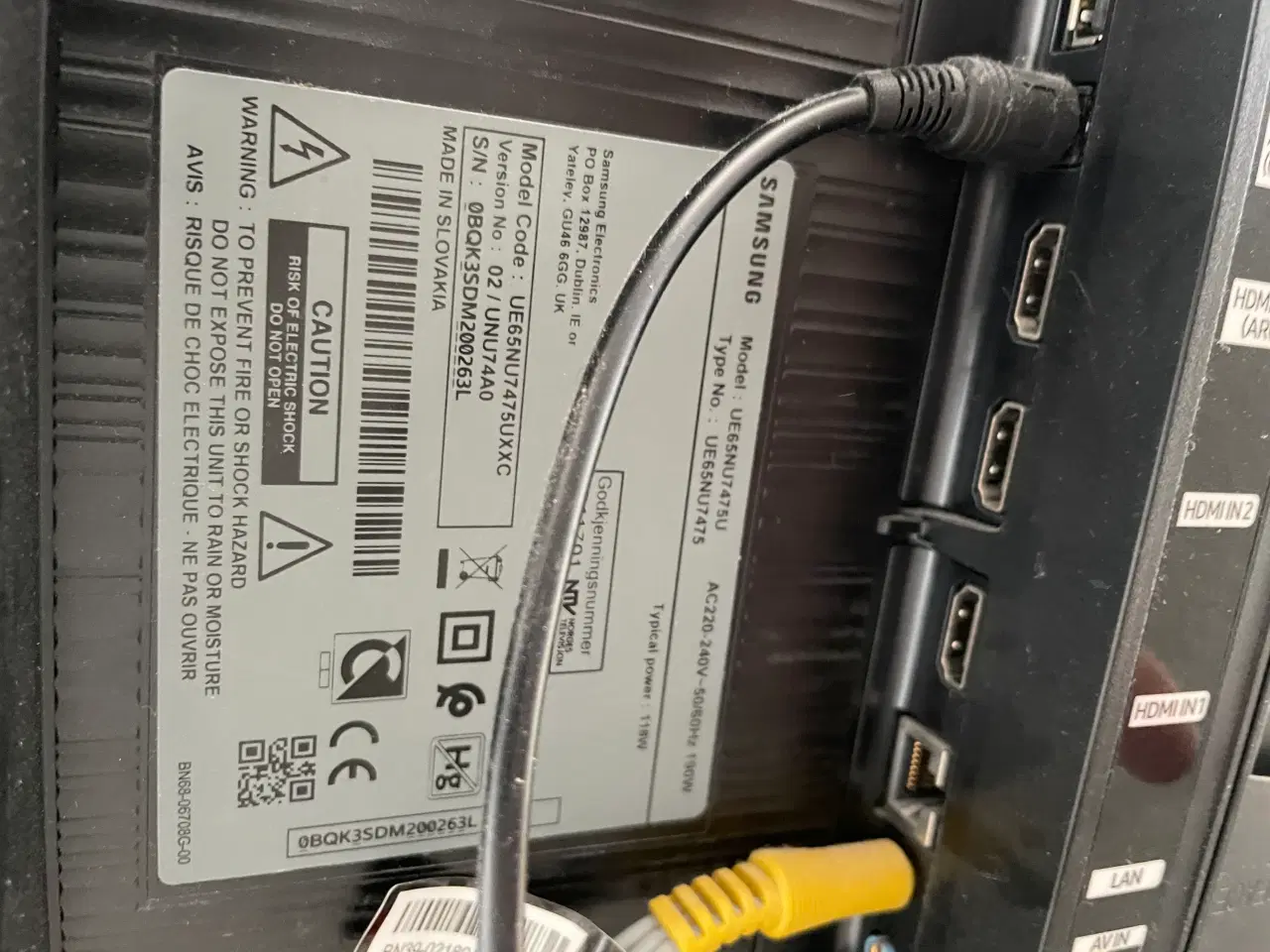 Billede 4 - Smart TV 65 tommer Samsung 