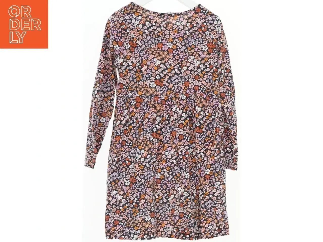 Billede 2 - Blomstret kjole med lange ærmer fra H&M (str. 116)