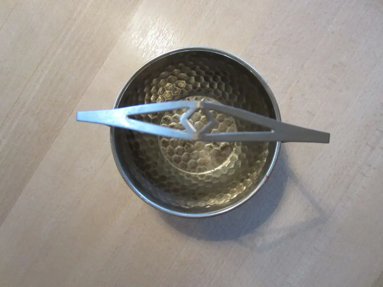 Billede 2 - Sølvplet skål med hank