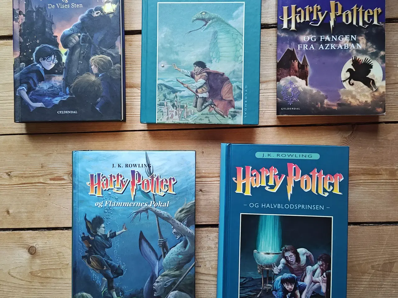 Billede 1 - 5 stk Harry Potter Bøger