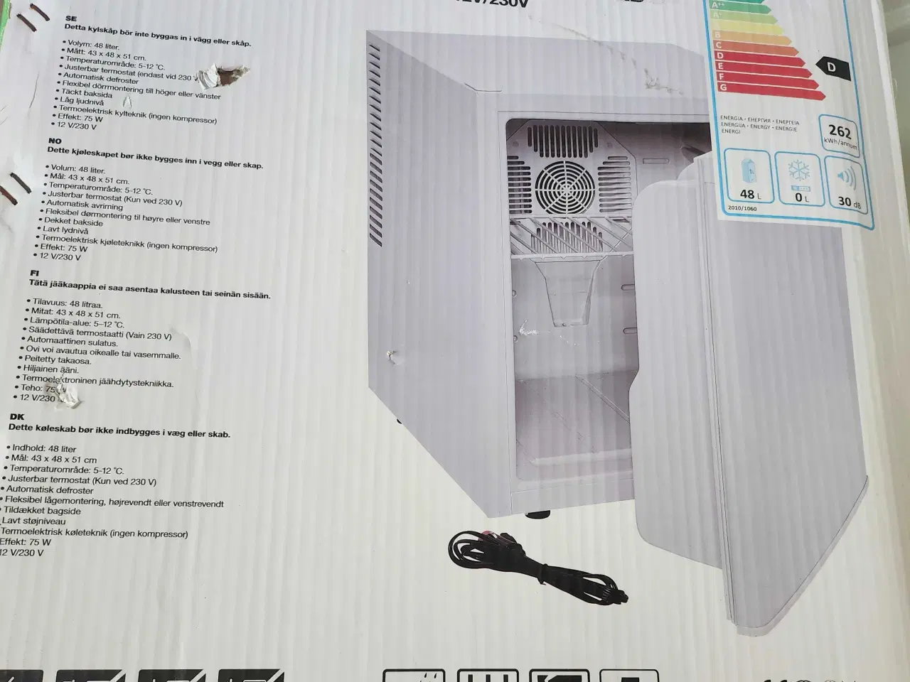 Billede 6 - Camping køleskab 12V/230V