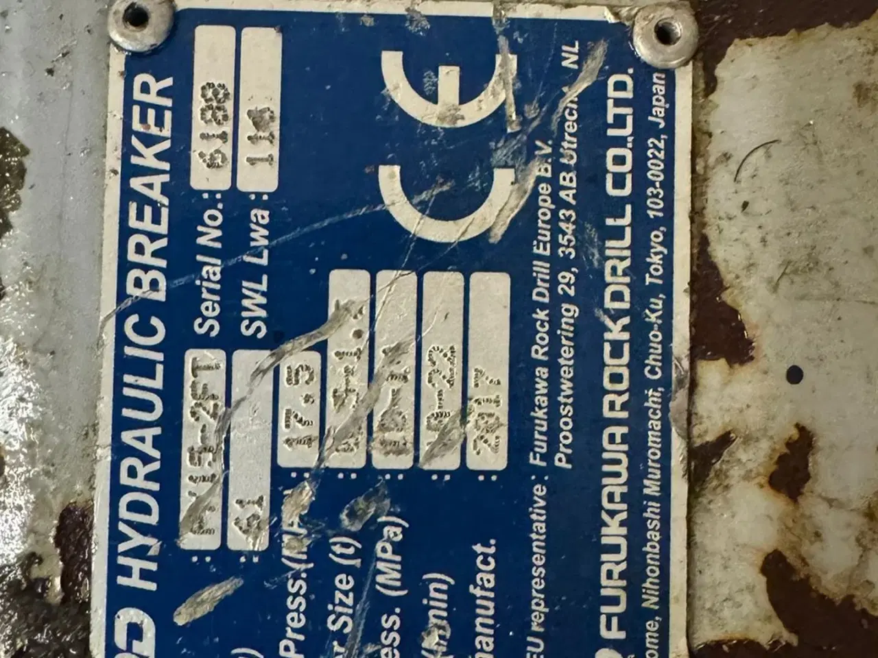 Billede 6 - FRD Furukawa FX15-2FT Hydraulikhammer