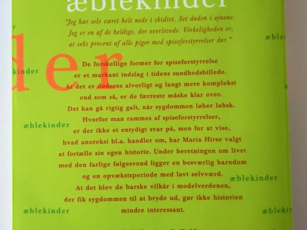 Billede 2 - Æblekinder. Af Maria Hirse