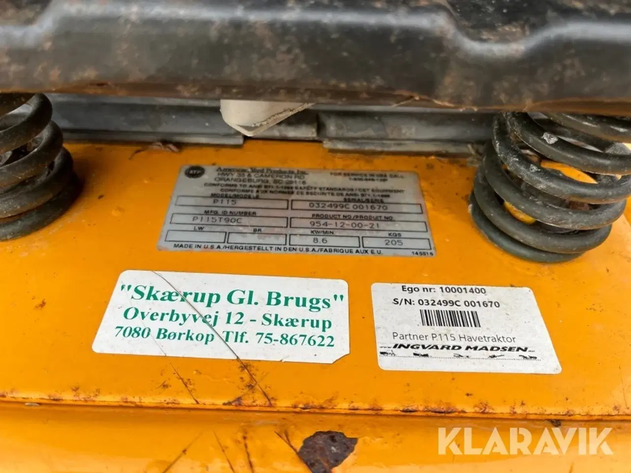 Billede 9 - Havetraktor Partner P115 turbo collection