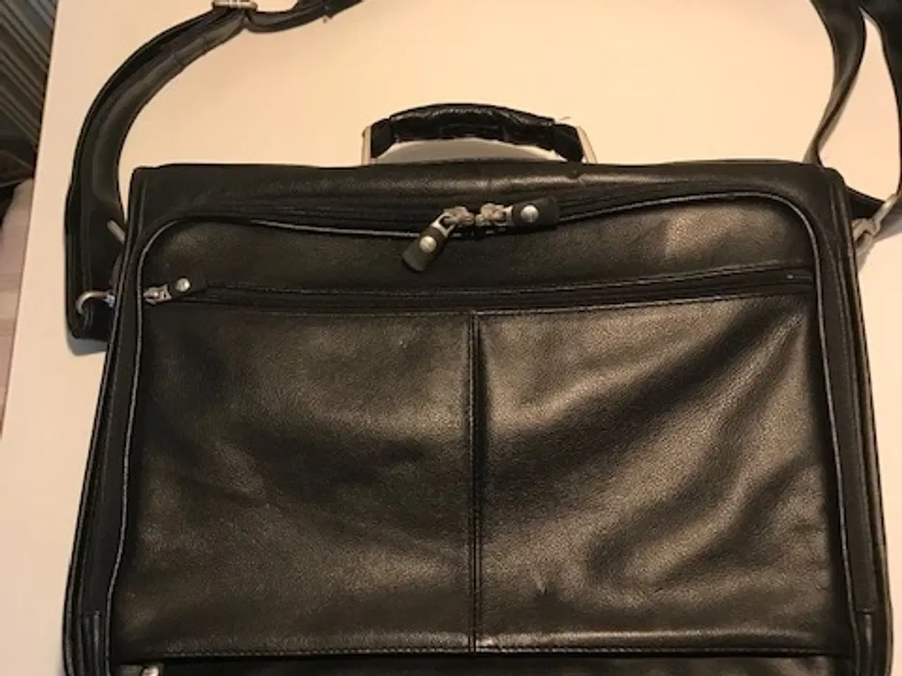 Billede 2 - Luksus computertaske i ægte læder