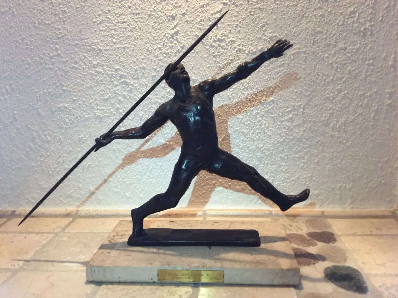 Billede 1 - Bronce figur spydkaster