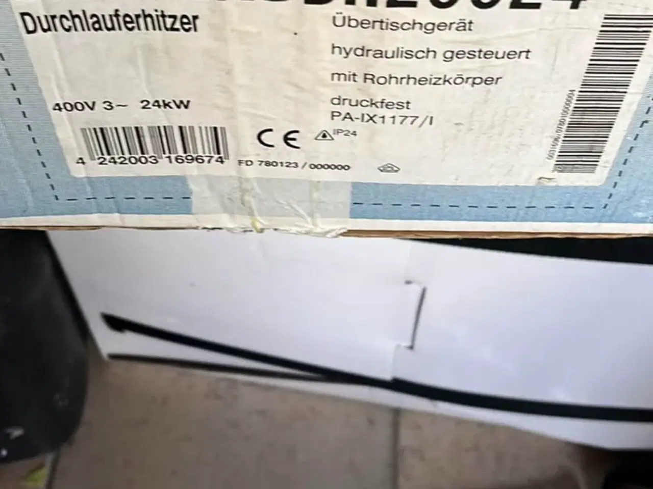 Billede 1 - Siemens gennemstrømningsvarmer