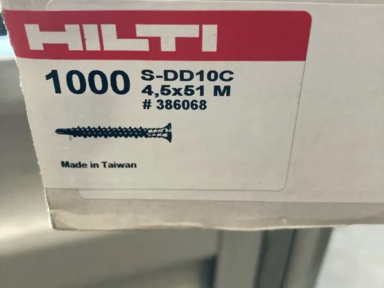 Billede 1 - Hilti S-DD10C gipsskruer