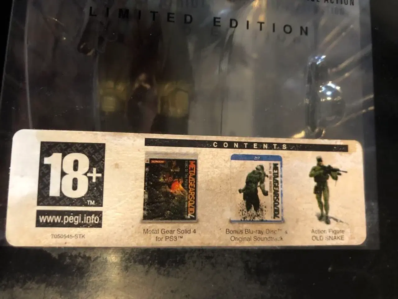 Billede 4 - METAL GEAR SOLID 4 LIMITED EDITION+ Figur