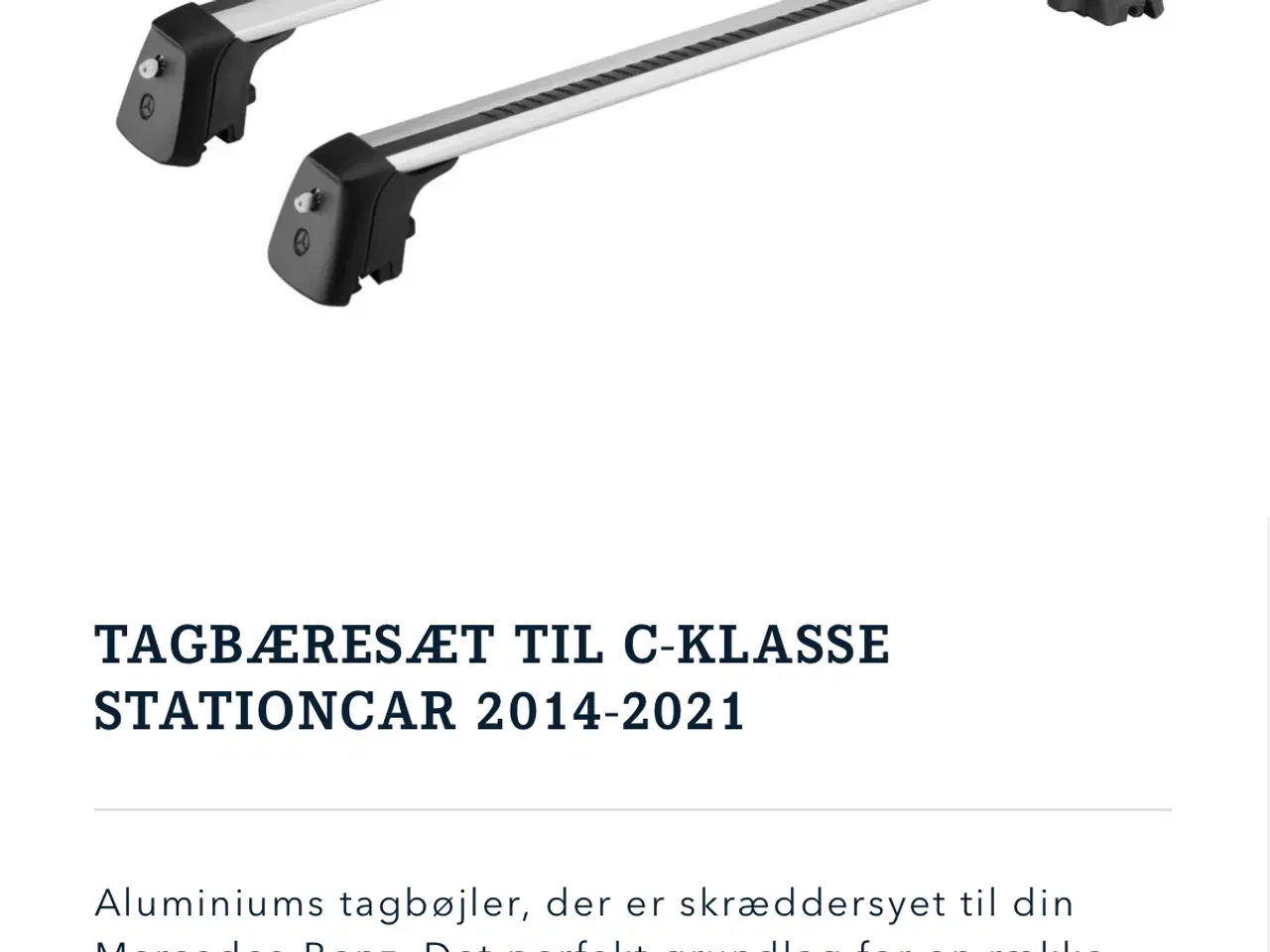 Billede 1 - Originale Mercedes tagbøjler