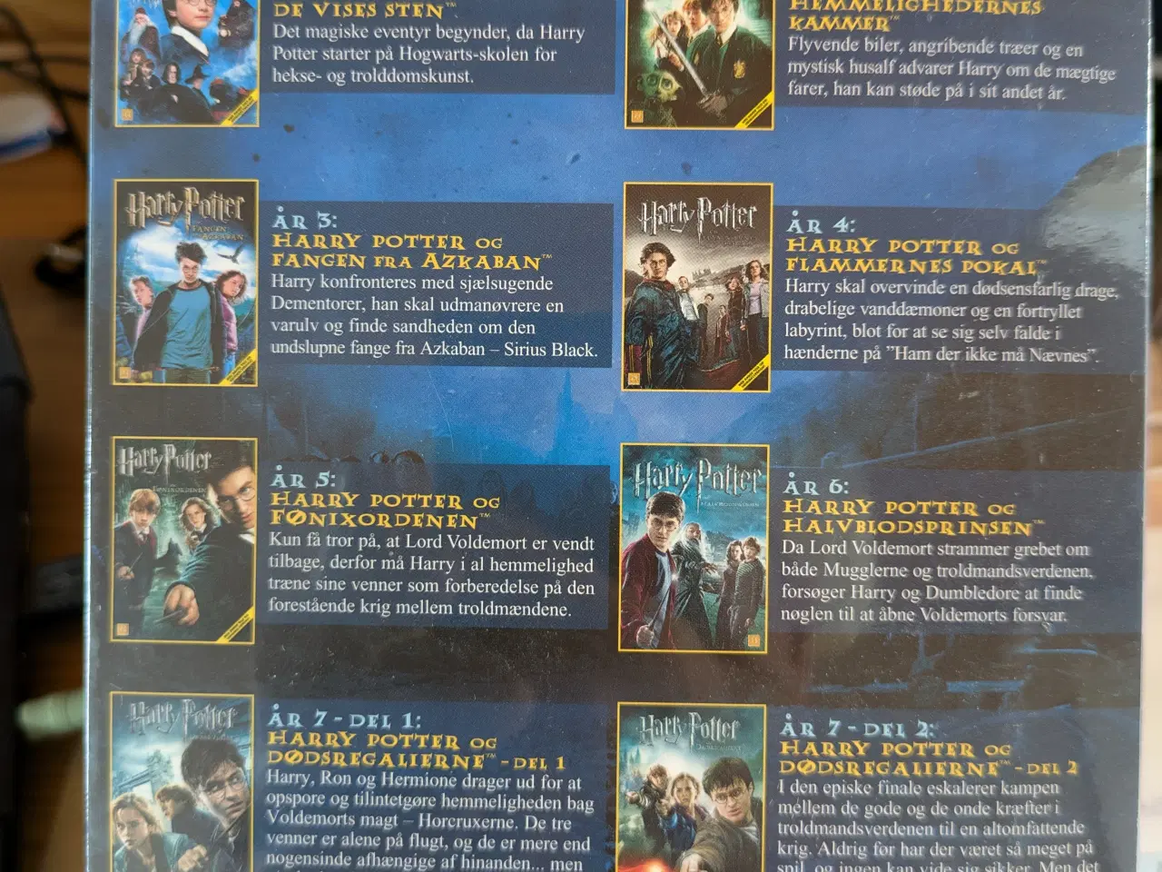 Billede 2 - Harry Potter, Komplet 8-DISC DVD Sæt