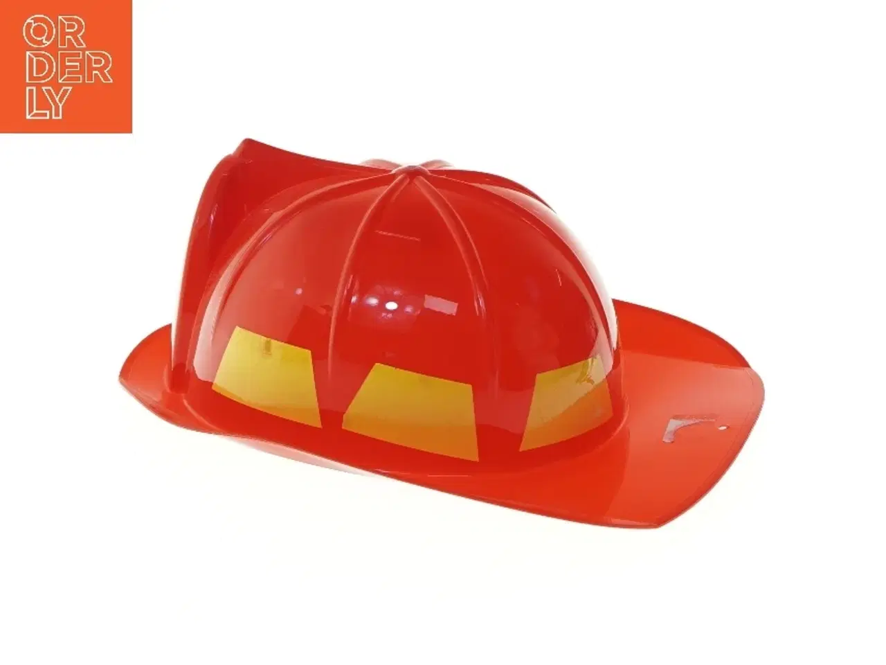 Billede 3 - Rødt legetøjsbrandmandshjelm (str. Ø 18 cm)