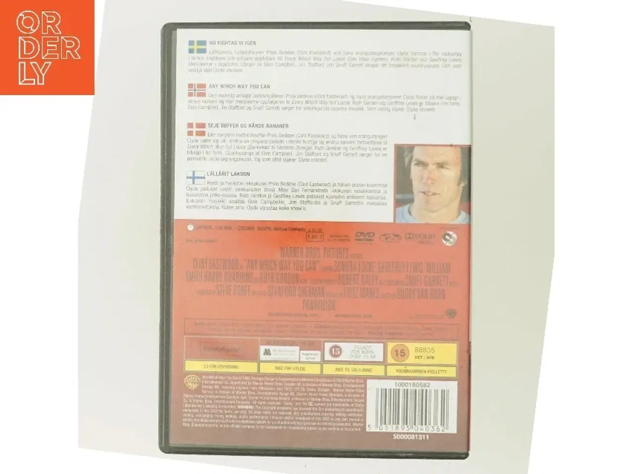 Billede 3 - Any Which Way You Can med Clint Eastwood (DVD)