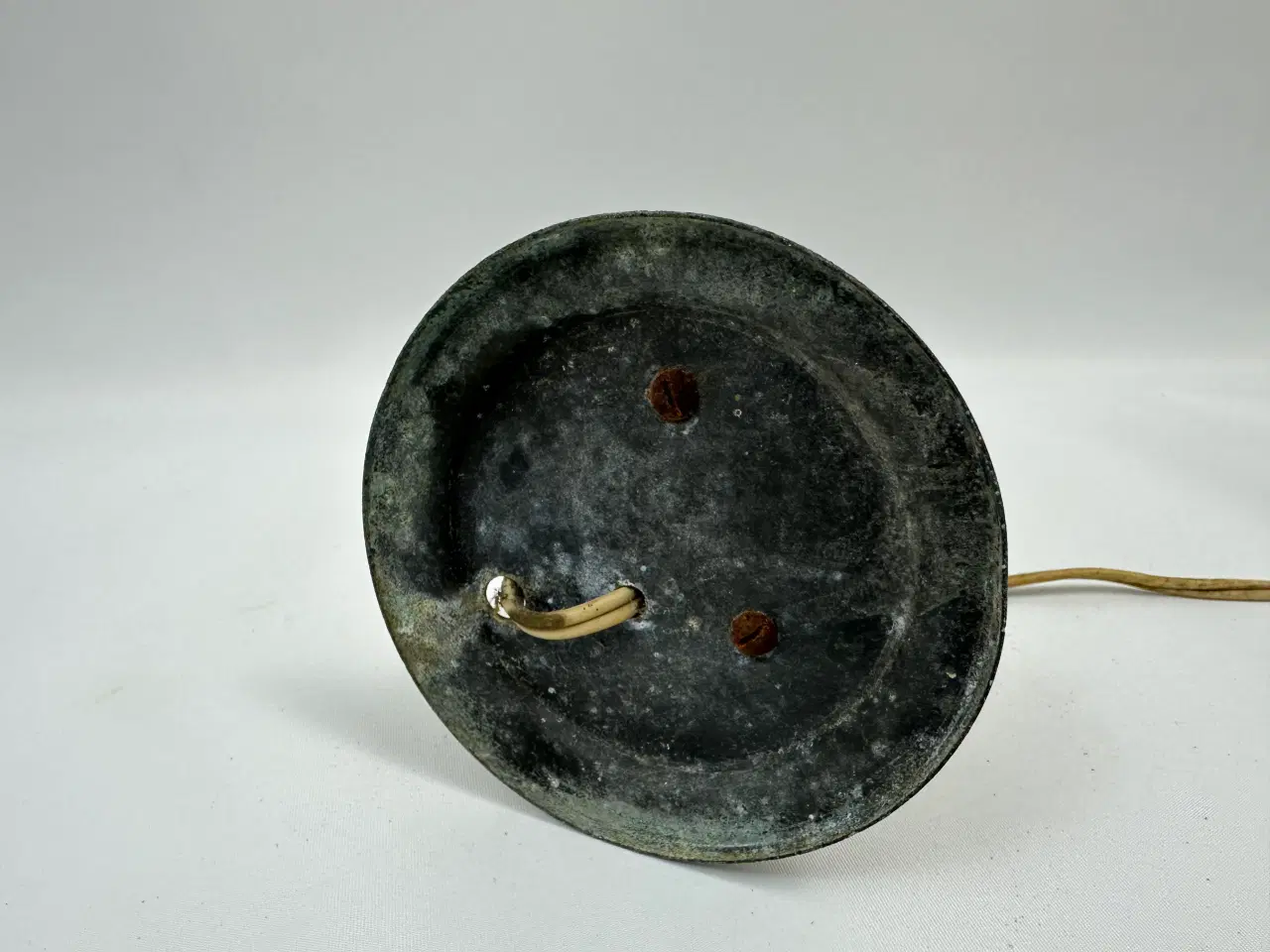 Billede 9 - Vintage lampefod med fugle ornameneter