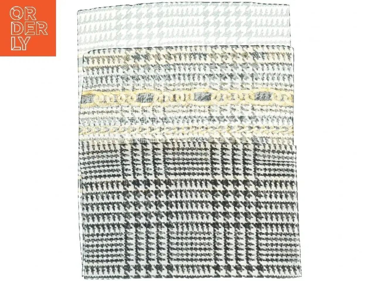 Billede 8 - Mønstret silketørklæde (str. 155 x. 42 cm)