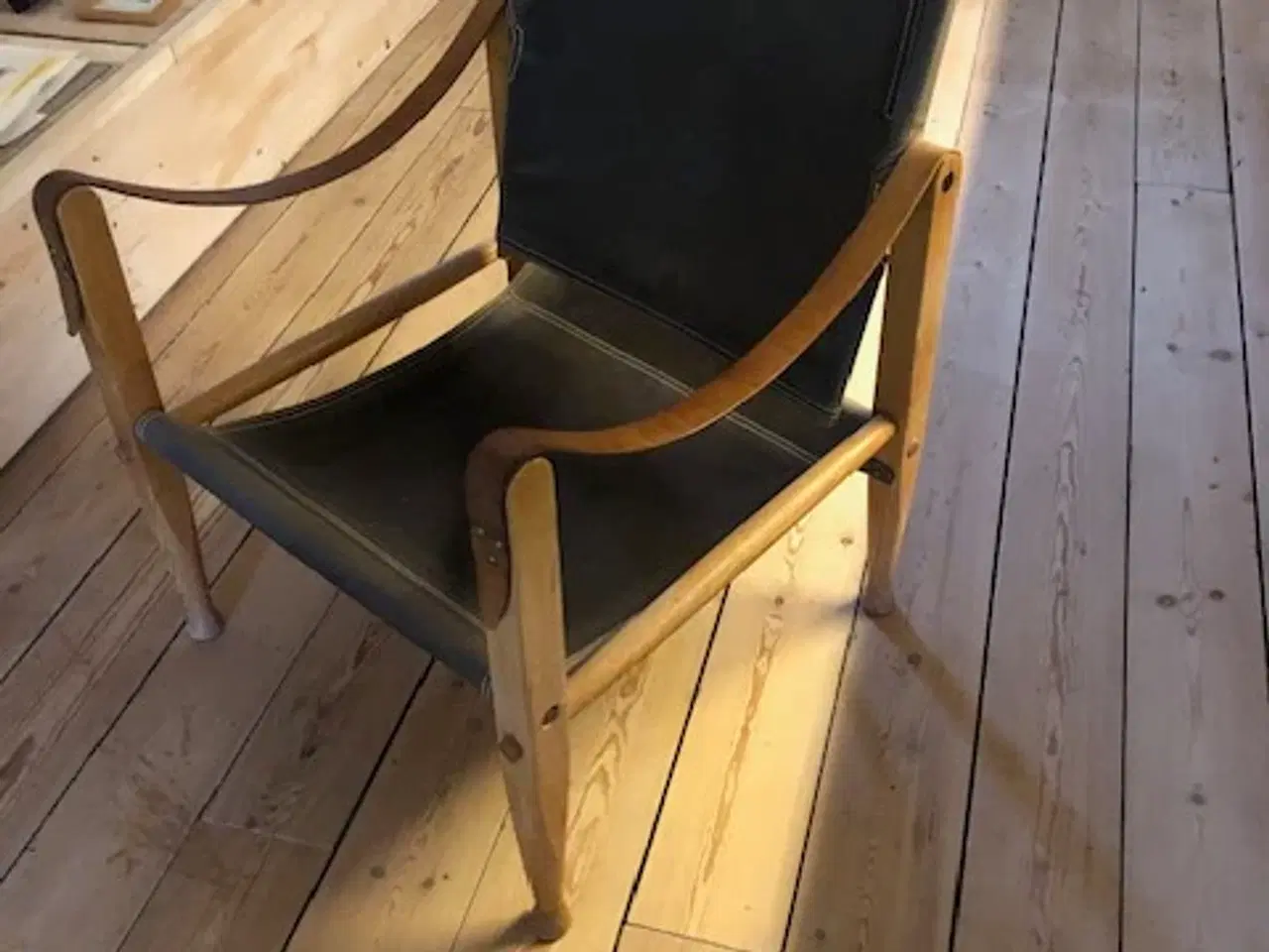 Billede 1 - Kaare Klint safaristol med brunt canvas