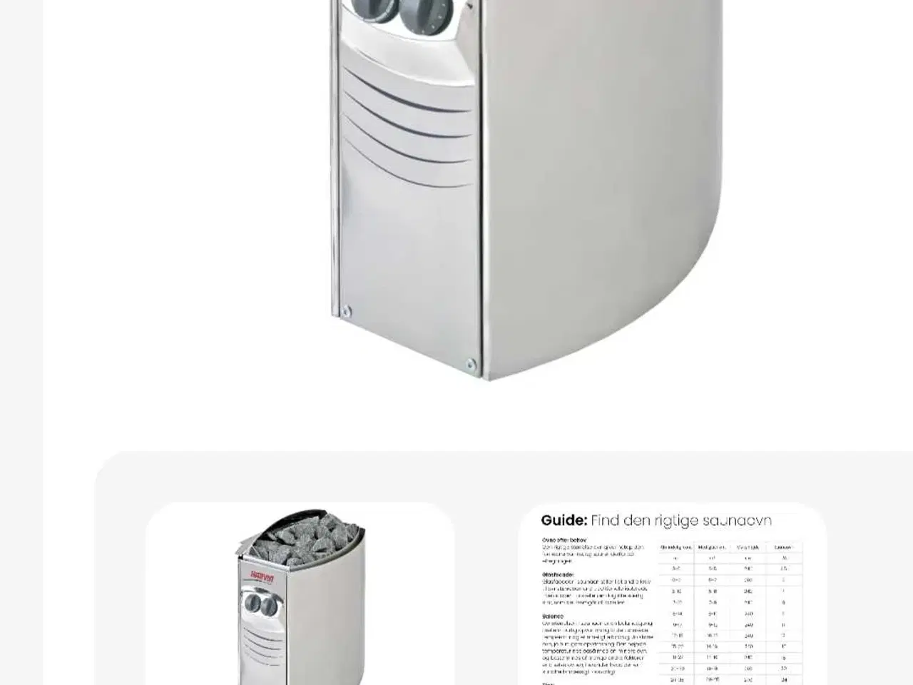 Billede 1 - Harvia sauna ovn 