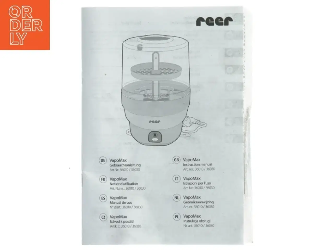 Billede 1 - Reer VapoMax Dampsterilisator fra Reer (str. 26 cm)
