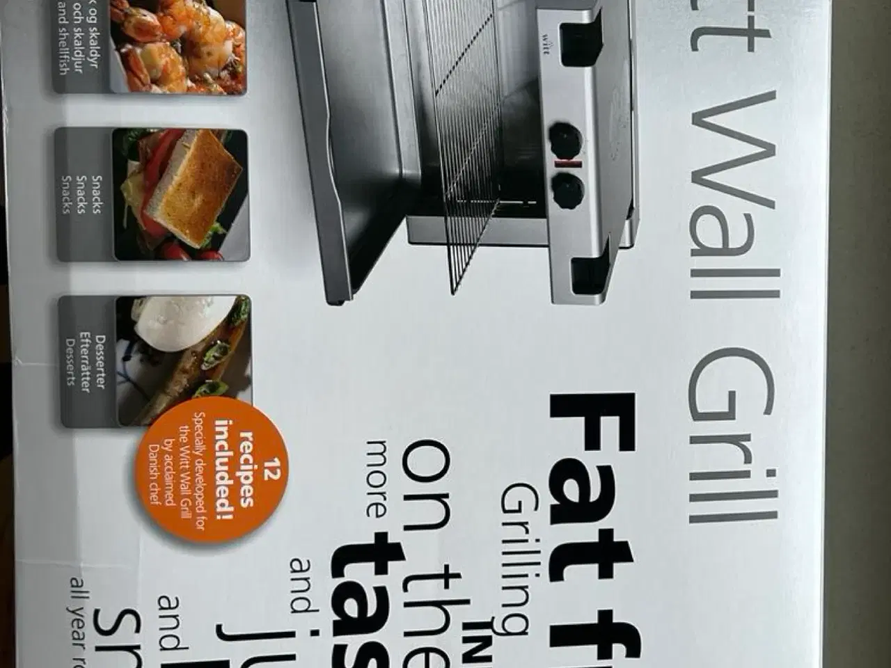 Billede 1 - wiit wall grill , ny 300kr