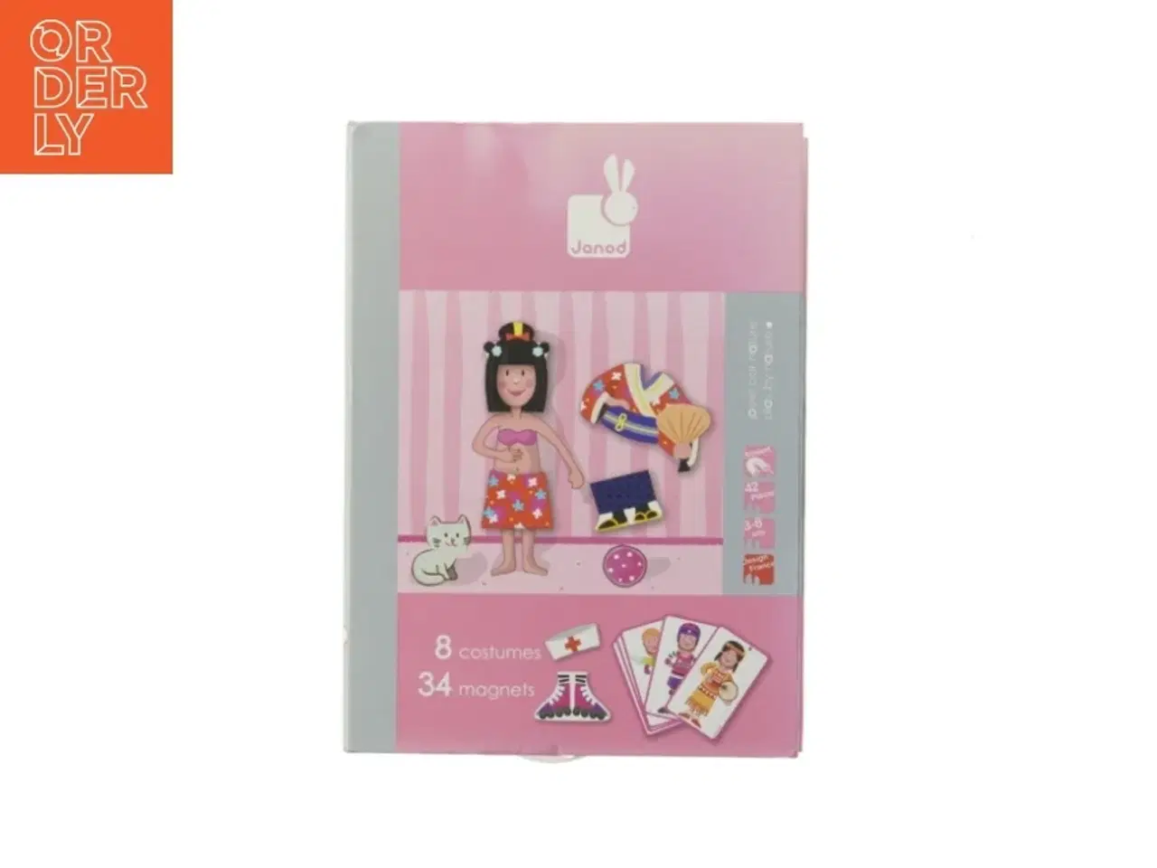 Billede 1 - Janod Magneti'Book Prinsesse Klæd-ud-Bog fra Janod (str. 34 magneter)