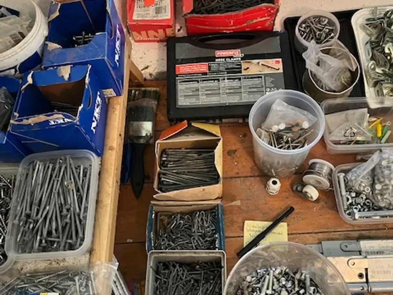 Billede 3 - Skruer, søm, vinkelbeslag, værktøj m.m.