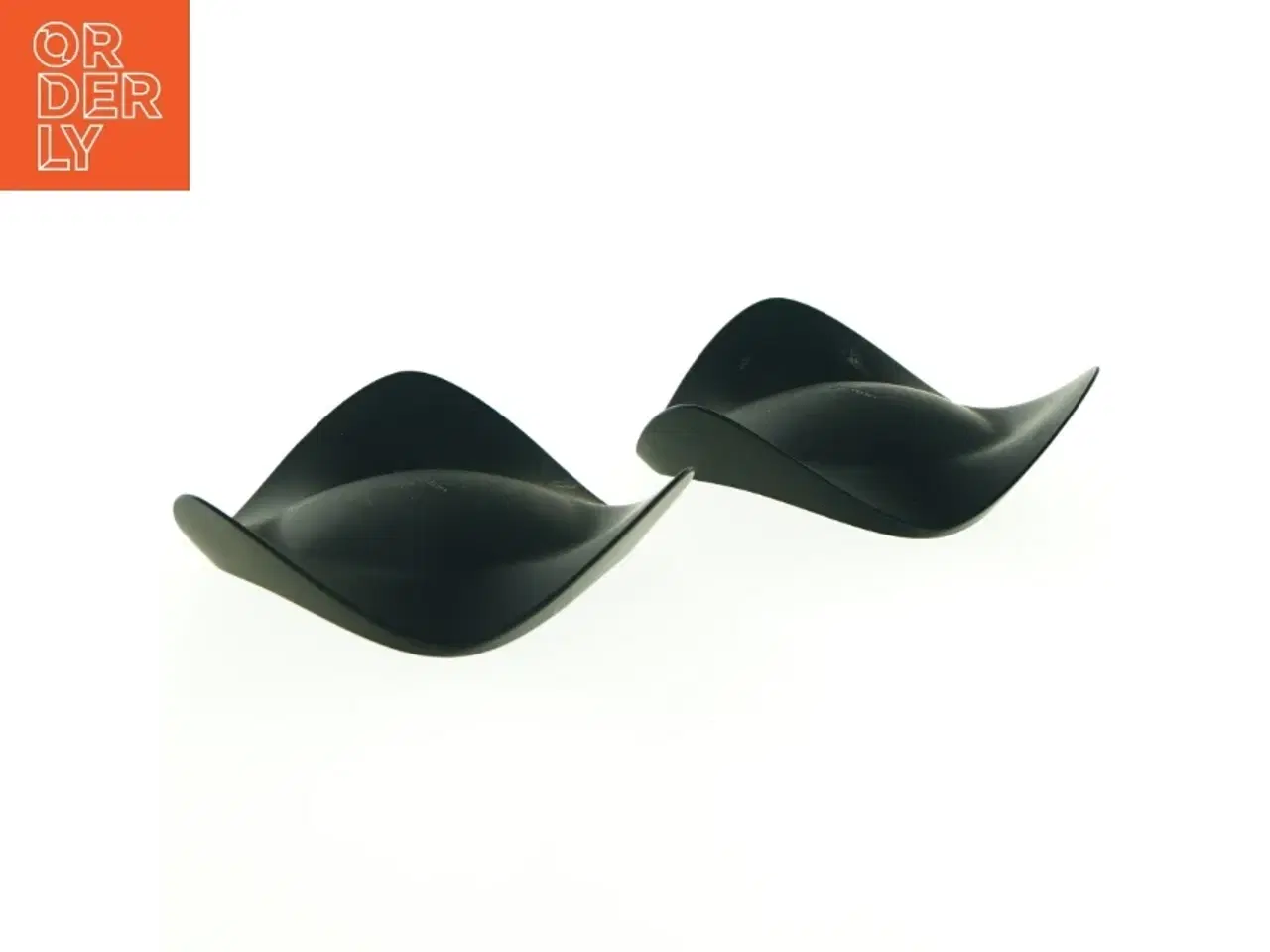 Billede 3 - Sorte lysholdere fra Stelton (str. 12 x 4 cm)