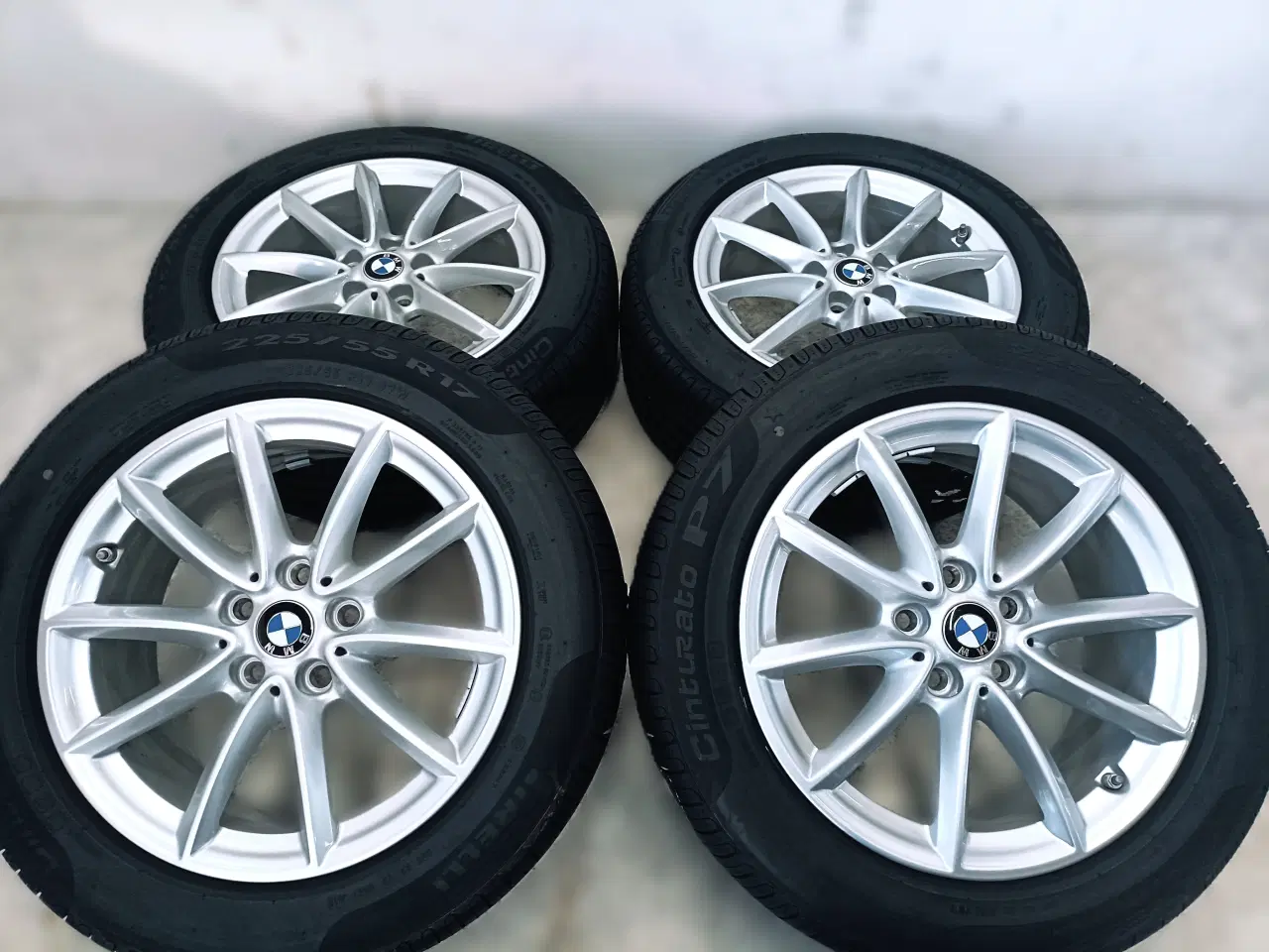 Billede 3 - 5x112 17" ET52 nav 66,6ø BMW sommersæt inkl.TPMS (