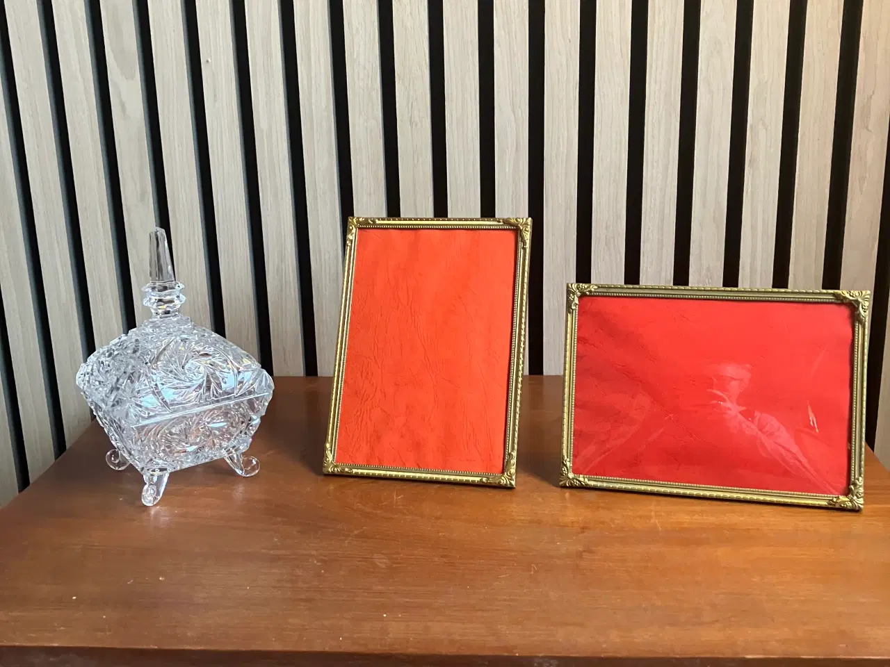 Billede 1 - Gamle metal rammer med buet glas.