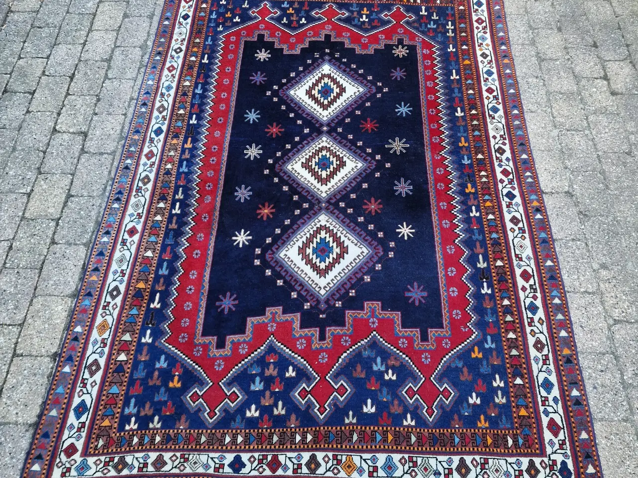 Billede 1 - Vintage afshar nomader tæppe.